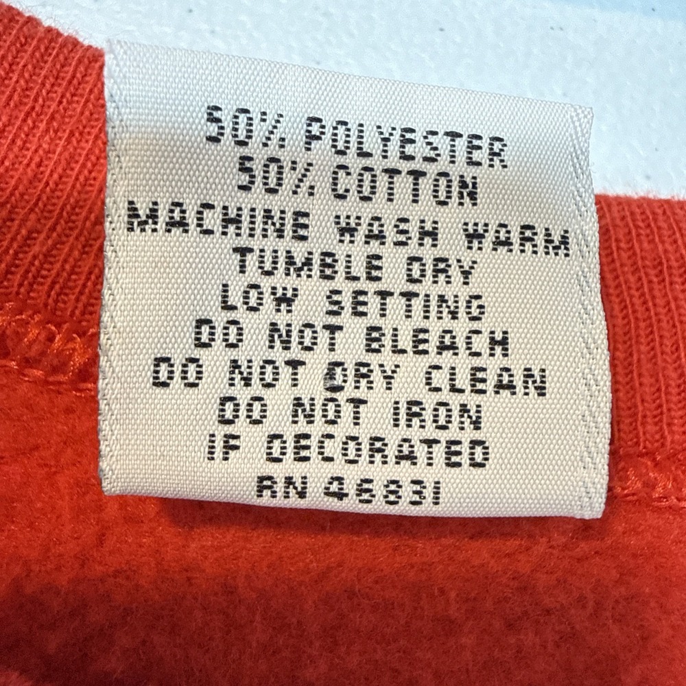 Corvette Made in USA Vintage Signal Women XL Sweatshirt Signal 90s USA Soft Cozy - Picture 10 of 10